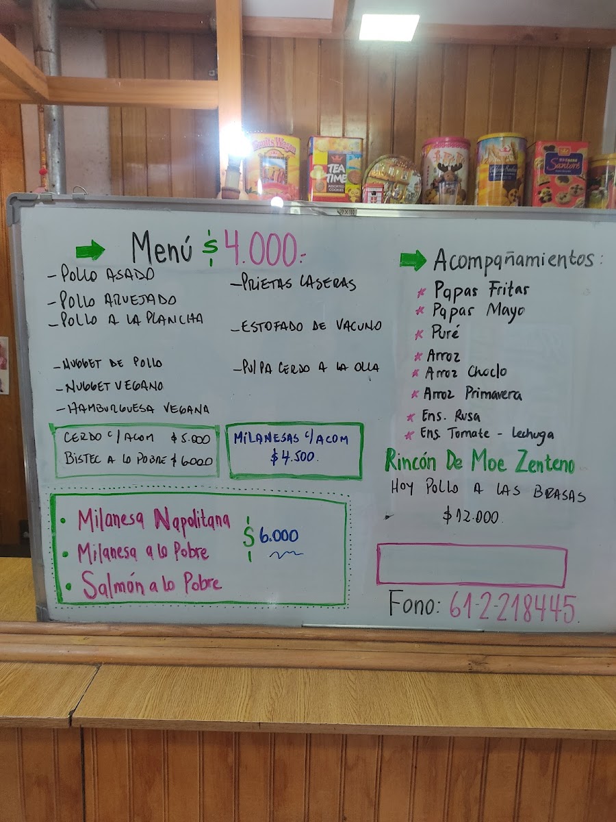 Menu El Rincón De Moe-1